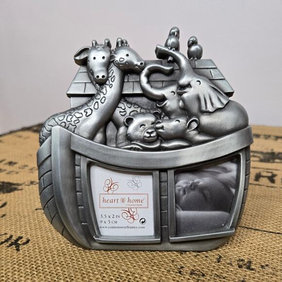 NWOT Heart & Home by Connoiseur Noahs Ark Picture Frame - Picture 1 of 5